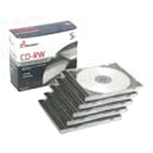 Skilcraft CD-RW - 5 per Box (Black, 74 min, 7E+2 MB)