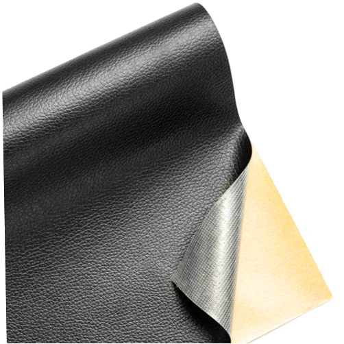 DARKAL Leather Repair Patch, Repair Patch Self Adhesive Waterproof, DIY Large Leather Patches for Couches, Furniture, Kitchen Cabinets, Wall (19x50 inch,Black)