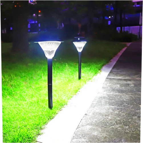 BeideLt Solar Pathway Lights Outdoor, 2 Pack Upgraded Solar Outdoor Lights Super Bright Up to 12 Hrs, IP65 Waterproof Solar Garden Lights Outdoor Solar Lights for Yard Landscape Path Walkway