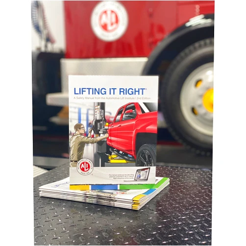 Automotive Lift Institute Lifting It Right Safety Manual 2nd Edition