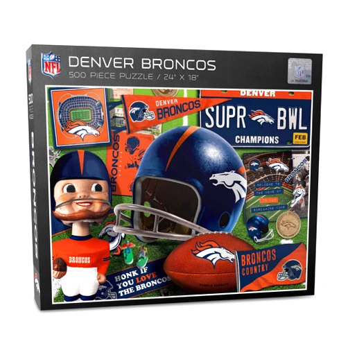 YouTheFan NFL Retro Series Puzzle - 500 Pieces