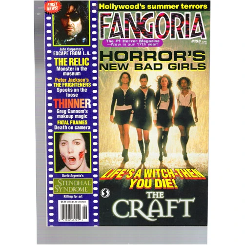 By Anthony Timpone (Editor) Fangoria #153 June 1996 (The Craft)