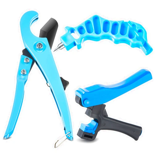 Feekoon Drip Irrigation Tubing Cutter Hole Punch Tool, Irrigation Sprinkler Hose Cutter, Drip Irrigation Tubing Hole Punch, 2 in 1 Combination Drip Punch Tool For Garden Irrigation PE Pipe 16 20 25mm