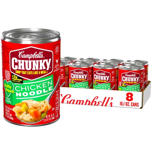 Campbell's Campbell’s Chunky Soup, Healthy Request Chicken Noodle Soup,16.1 Oz Can