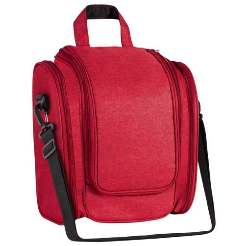 Traverse By Simpson Multifunctional Hanging Travel Toiletry Bag for Women and Men - Bathroom & Shower Organizer Hygiene Bag (Maroon)