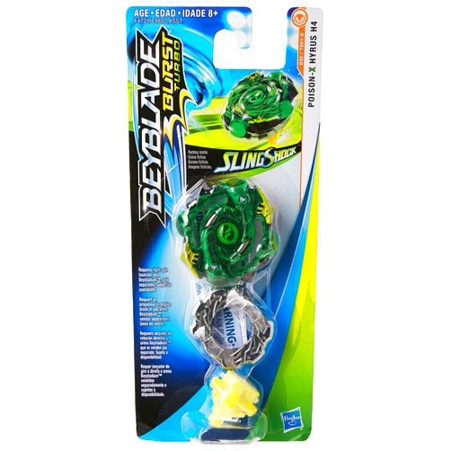 Beyblade Burst Turbo Slingshock Single Top Poison-X Hyrus H4
