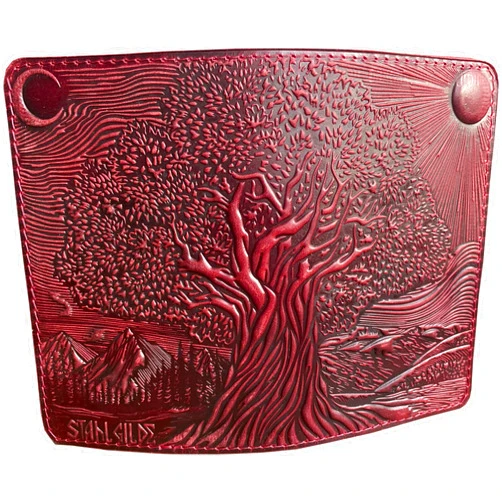 Stahlgilde Premium Italian Leather Journal Cover - Perfect Fit for Moleskine Cahier & Field Notes, Vintage Style Notebook & Planner Cover, Ideal Gift for Professionals (Burgundy)