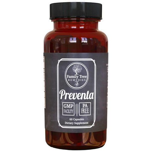 Family Tree Remedies Preventa Migraine Relief- Natural Daily Headache Prevention Supplement- 1 Month Supply 60 Caps- with 150mg PA-Free Butterbur Root, 400mg Feverfew, 400mg Riboflavin, and 60mg Magnesium