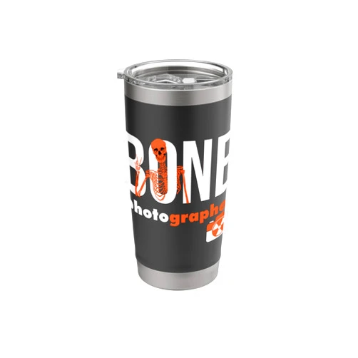Best Radiology Technology Apparel and Gifts Bone Photographer Wheel Tech Radiology X-Ray Tech Gift Stainless Steel Insulated Tumbler