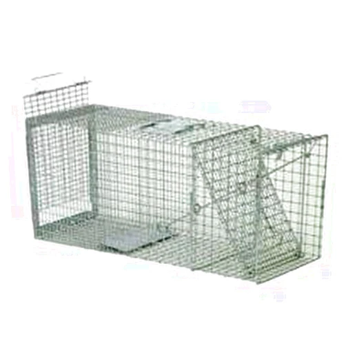 Safeguard Live Animal Trap for Large Raccoons, Foxes, Woodchucks - Slide Release Door