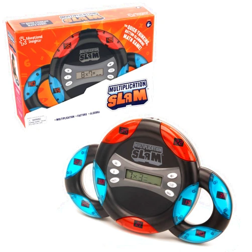 Educational Insights Multiplication Slam Electronic Math Game, Handheld Electronic Math Game For Kids, Ages 8+