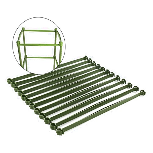 Okngr Tomato Cage Connectors,Okngr 36 Pcs Stake Arms for Tomato Cage,Trellis Connectors Garden Plants Stake Arms with 2 Buckle for Any 11mm Diameter Plant Stakes,11.8 Inches