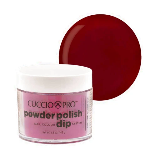 Cuccio Naturale Cuccio Colour Powder Nail Polish - Lacquer For Manicures And Pedicures - Highly Pigmented Powder That Is Finely Milled - Durable Finish With A Flawless Rich Color - Easy To Apply - Deep Rose - 2 Oz