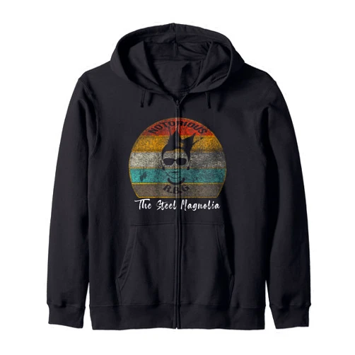 Ruth RBG Supreme Court Womens Right Political Gift RBG Ruth Bader Ginsburg The Steel Magnolia Zip Hoodie
