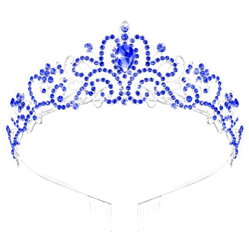 TAROSE Crowns for Women and Girls, Queen Crystal Gold Silver Tiaras with White Rhinestone and Combs, Goddess Crown for Wedding Bride Birthday Princess Bridal Shower Hair Accessories for Women