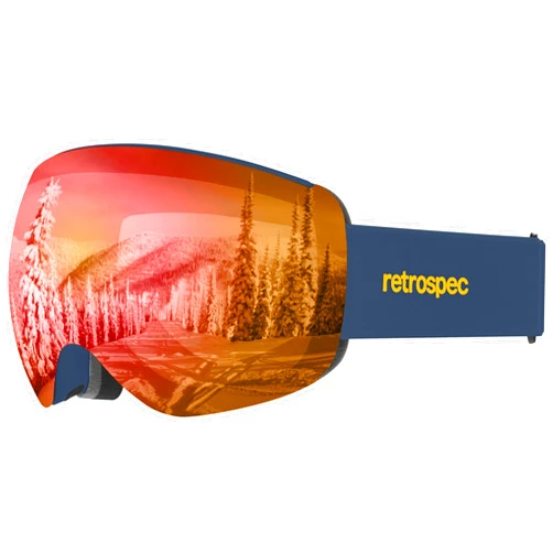 Retrospec Traverse Plus Ski & Snowboard Snow Goggles and Interchangeble Lenses for Men and Women