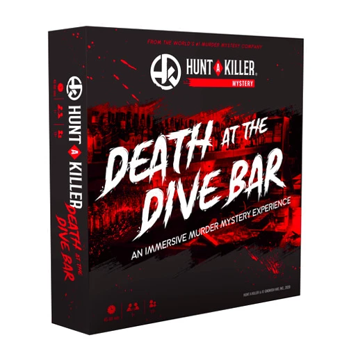 Hunt A Killer: Death At The Dive Bar, Solve a Murder at Old Scratch Tavern, Immersive Murder Mystery Game, Play Detective in Unsolved Mysteries, Great Gift For True Crime Fans, Designed for Ages 14+