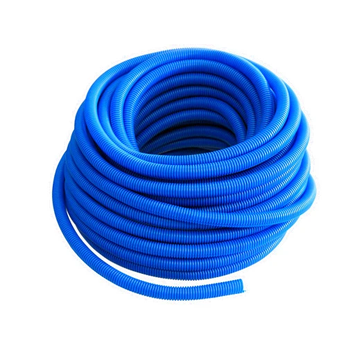 Absolute USA SLT12BL 1/2-Inch x 100-Feet Blue Split Loom Split Wire Loom Polyethylene Conduit Corrugated Plastic Tubing Sleeve for Various Automotive, Home, Marine, Industrial Wiring Applications, Etc