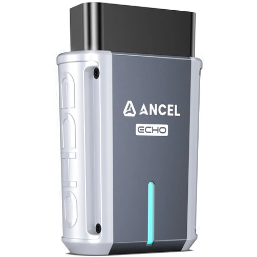 Ancel Echo OBD2 Scanner Bluetooth - All Systems Car Diagnostic Tool for iOS Android, Vehicle Code Reader with Reset, Bidirectional Scanner for Car, Battery Registration, Live Data, Check Enigine Light