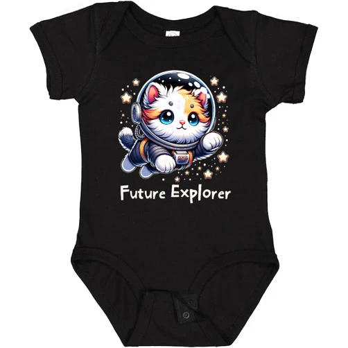 inktastic Future Explorer Space Astronaut Baby Bodysuit