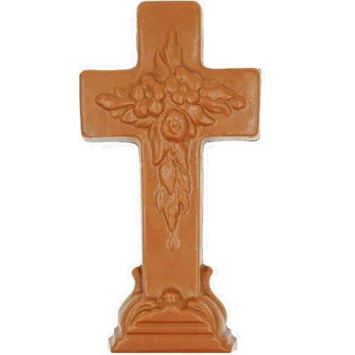 Philadelphia Candies Solid Milk Chocolate Easter Cross, 10 Ounce