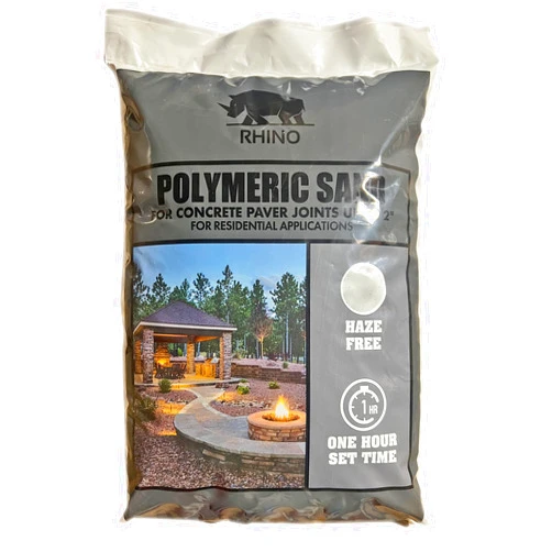 RHINO POLYMERIC SAND Rhino Power Bond Plus - Polymeric Sand for Pavers and Stone Joints up to a Maximum of 2 inches. (20 Pound, Black Diamond)
