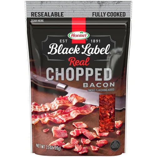 Hormel Black Label Chopped Bacon, 3.5 oz.