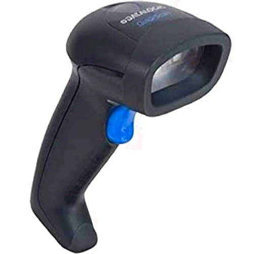 Datalogic Scanning QD2131-BKK1S QuickScan I QD2131 Handheld Barcode Scanner, 1D Linear Imager, Cable/Stand Kit, USB, Black