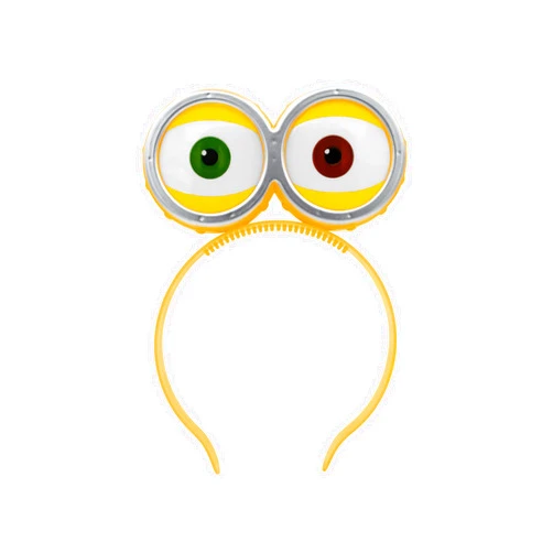 Nicky Bigs Novelties Light Up Eyeball Headband Flashing Alien Goggles Headwear Halloween Accessory