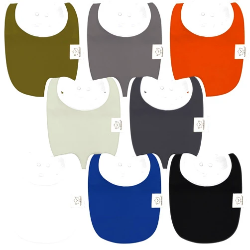 KeaBabies 8-Pack Organic Baby Bibs for Boys, Girls - Soft Cotton Drooling and Teething Baby Bibs, Baby Girl Bibs, Baby Boy Bibs, Baby Drool Bibs for Baby Girl, Boy, Newborn Infant Bibs (Basics)