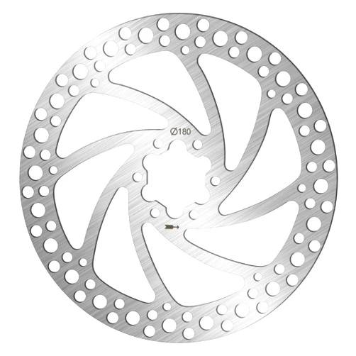 BUCKLOS 140mm 160mm 180mm 203mm MTB Disc Brake Rotor with 6 Bolts, Bicycle Brakes Stainless Steel Rotors M5 Screws, Opposite Hole Distance 44mm, fit Mountain Road Bikes MTB BMX