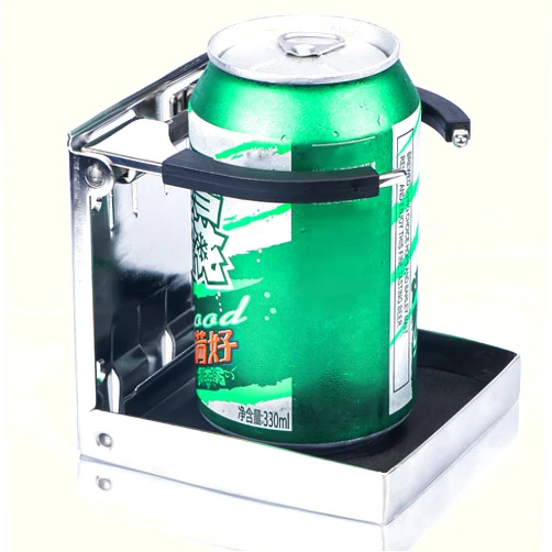 Hoffen Adjustable Fold-up Cup(Mug) Drink Holders Marine Grade Stainless Steel for Marine/Boat/Yacht/Truck/RV