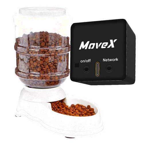 SOLABELA MoveX Dog Care: Smart IoT Movement Sensor for Dog Feeder with Nolix.ai App (Feeder not Included)