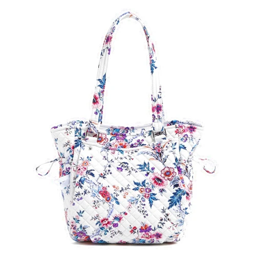 Vera Bradley Cotton Glenna Satchel Purse, Magnifique Floral