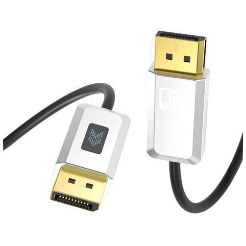 GeoHN.G 16K DisplayPort Cable 2.1 15FT, DP 2.1 Cable [16K@30Hz, 8K@240Hz, 4K@240Hz], 40Gbps Display Port Cord Support HDR/HDCP/DSC 1.2a, FreeSync G-Sync for Gaming Monitor 5090 7900XTX