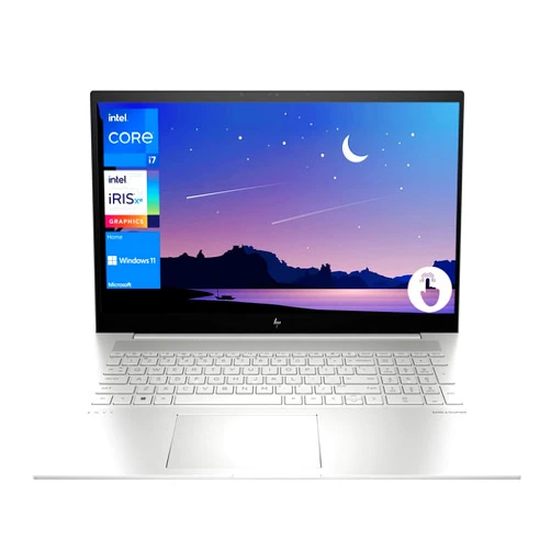HP Envy Laptop, 17.3“ FHD Touchscreen Display, Intel Core i7-1260P Processor, 64GB RAM, 2TB SSD, Backlit Keyboard, SD Card Reader, HDMI, Wi-Fi 6, Windows 11 Home, Silver