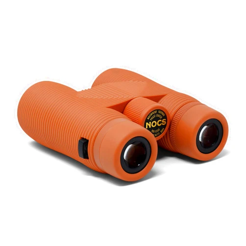 Nocs Provisions Pro Issue 10x42 Waterproof Binoculars, 10X Magnification, Phase Coated Bak4 Prism, Wide View Multi-Coated Lenses for Bird Watching, Wildlife Viewing & Stargazing - Carnelian Orange