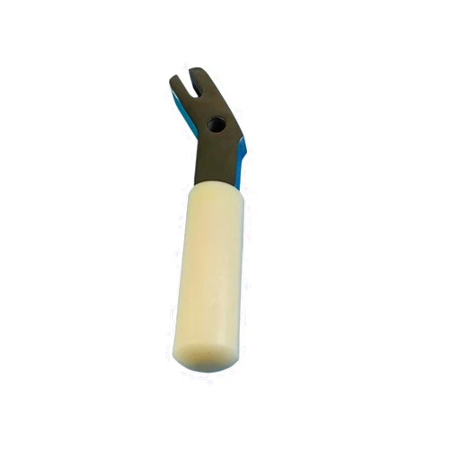 OIUYTE 1 Piece, White Hexagonal Handle Straight Handle Part of Soft Ice Cream Machine, Compatible for MIXUE