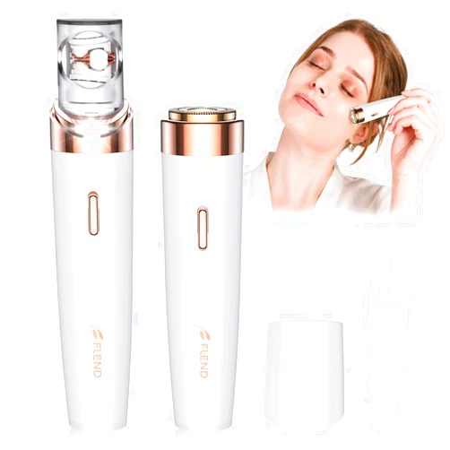 Bubbacare Epilator for Women, Facial Hair Removal for Women, Hair Removal Device Bikini Trimmer Electric Facial Hair Remover for Women Painless Smooth Glide Epilator for Women Face Lips Chin Peach Fuzz