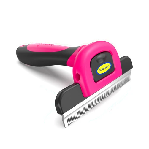 DakPets Pet Deshedding Tool | Professional Cat and Dog Brush for Shedding | Fur Deshedding Brush and Pet Hair Remover for Cats and Dogs | Stainless Steel Cat and Dog Shedding Brush for Pet Grooming