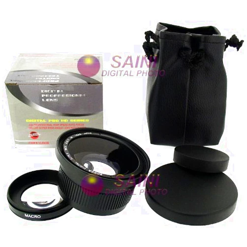 Cameraworksnw 0.42x Fish-Eye/Wide-Angle Converter for PentaxistD, K110D, K20D dSLR