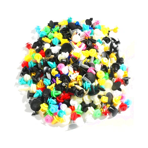 Bylikeho 500PCS Car Clips,Car Retainer Clips,Car Accessories Auto Clips and Fasteners,Body Clips Automotive,Bumper Fender Trim Door Panel Shield Engine Cover Retainer Rivet Push Clips,Fits Most Cars