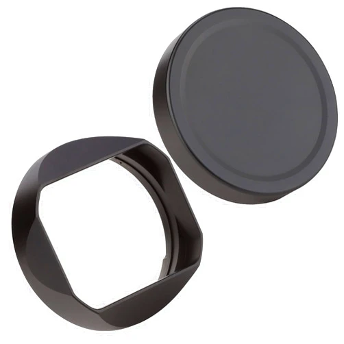 Haoge Lens Hood Metal Square Bayonet for SIGMA 35mm F2 50mm/f2 DG DN | Contemporary Mirrorless lens Sony E-Mount or Leica L Mount