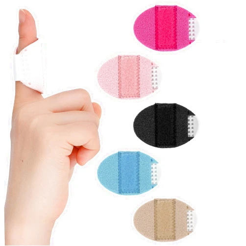 Giantree 5pcs Finger Splint, Single Straps Finger Splint Support Brace Kit Finger Straightener Finger Stabilizer Brace for Broken Strained Sprained Swollen Fingers