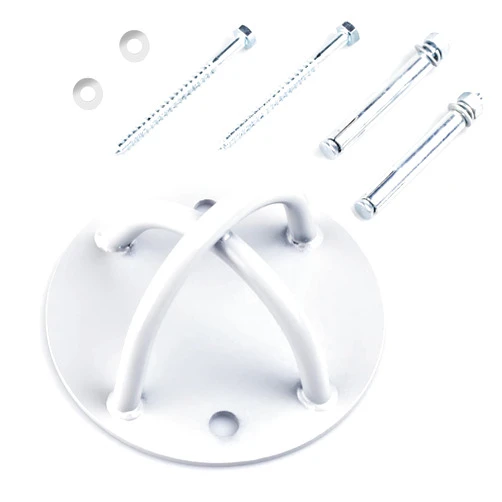 HTHOOOOOME Wall Ceiling Mount Bracket for Gym & Home Suspension Straps Anchor for Olympic Rings Fitness Training Yoga Swing Battle Ropes Resistance Band & Boxing Equipment