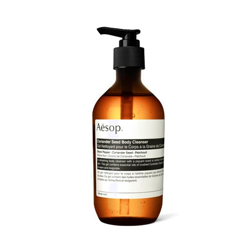Aesop Coriander Seed Body Cleanser | Richly Aromatic, Low-Foaming Gel for Cleansing Skin | Paraben, Cruelty-free & Vegan | 16.9 oz