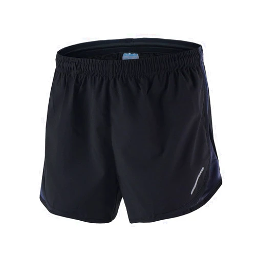 XIXIAN Men's 2 in 1 Running Shorts Quick Dry Marathon Training Fitness Running Cycling Sports Shorts Trunks Medium Gray