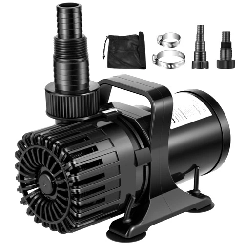 VIVOHOME 120W 2700GPH Submersible Water Pump with 180° Adjustable Water Outlet, 15.1ft High Lift for Waterfall Fountains Fish Tank Pond