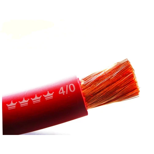 AC/DC WIRE AND SUPPLY 50' 4/0 EXCELENE WELDING BATTERY CABLE RED USA MADE 600V COPPER