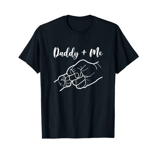 Daddy and Me Best Dad Ever Fist Bump Gift Daddy and Me Best Dad Ever Fist Bump Funny Father's Day T-Shirt